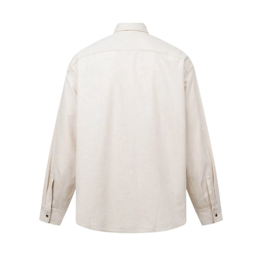 Pocket Cotton‑Linen Oversized Jacket