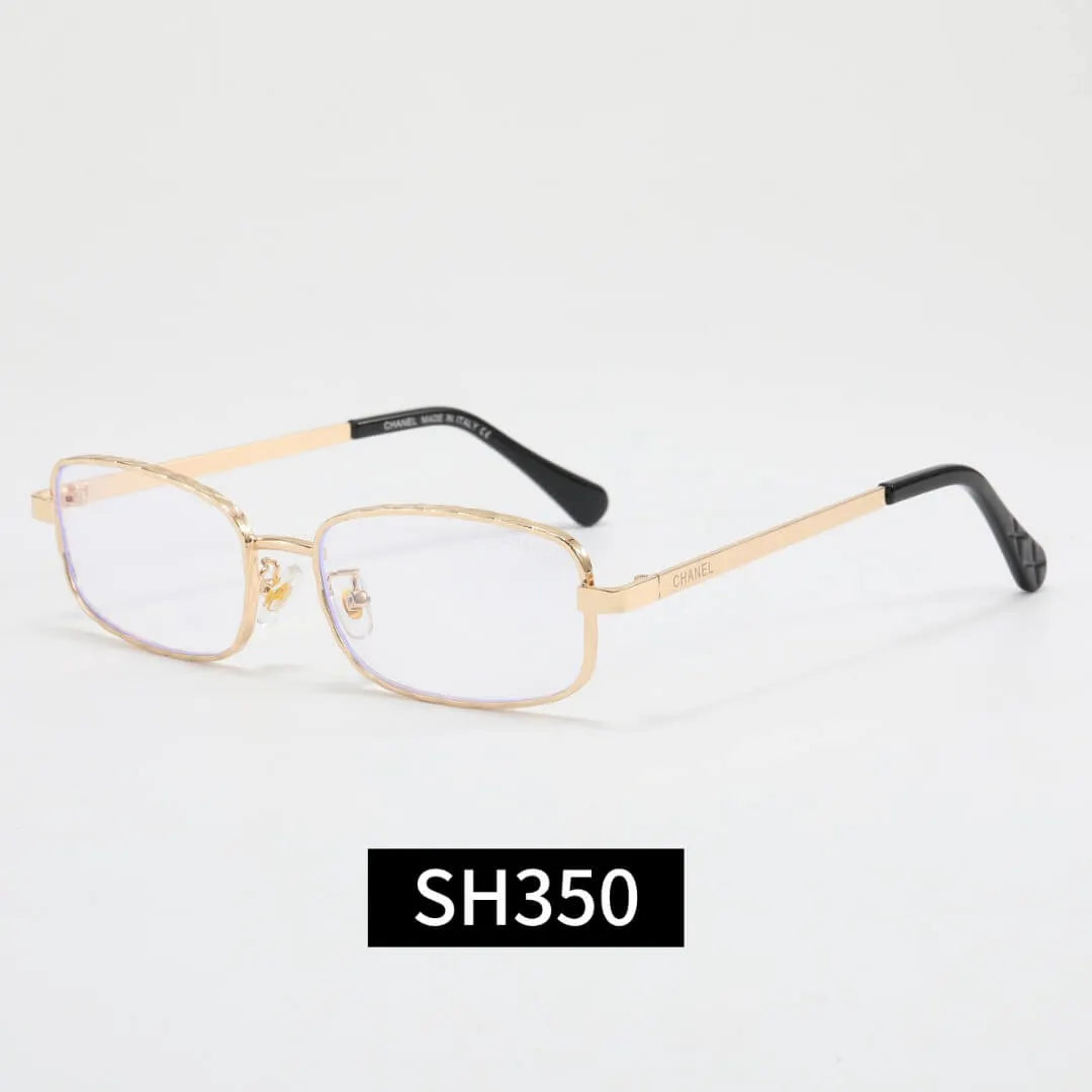 Slim Metal Narrow Rectangle Sunglasses