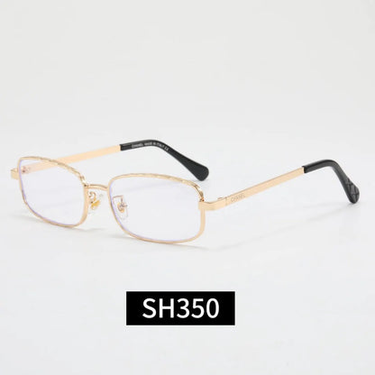 Slim Metal Narrow Rectangle Sunglasses