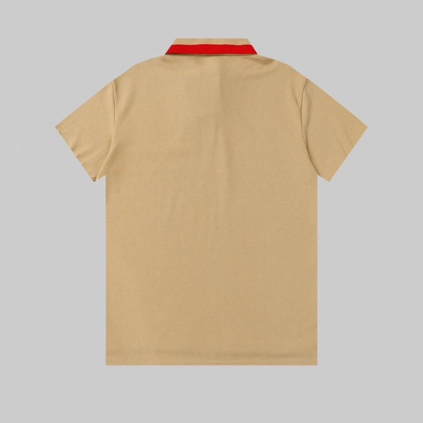 Striped Letter Polo Shirt
