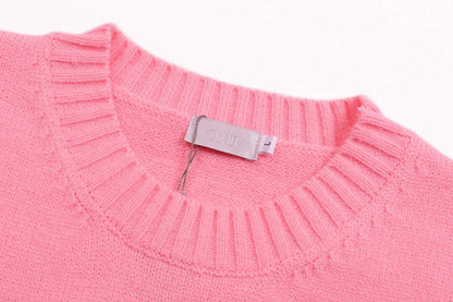 Side Graphic Knit Sweater