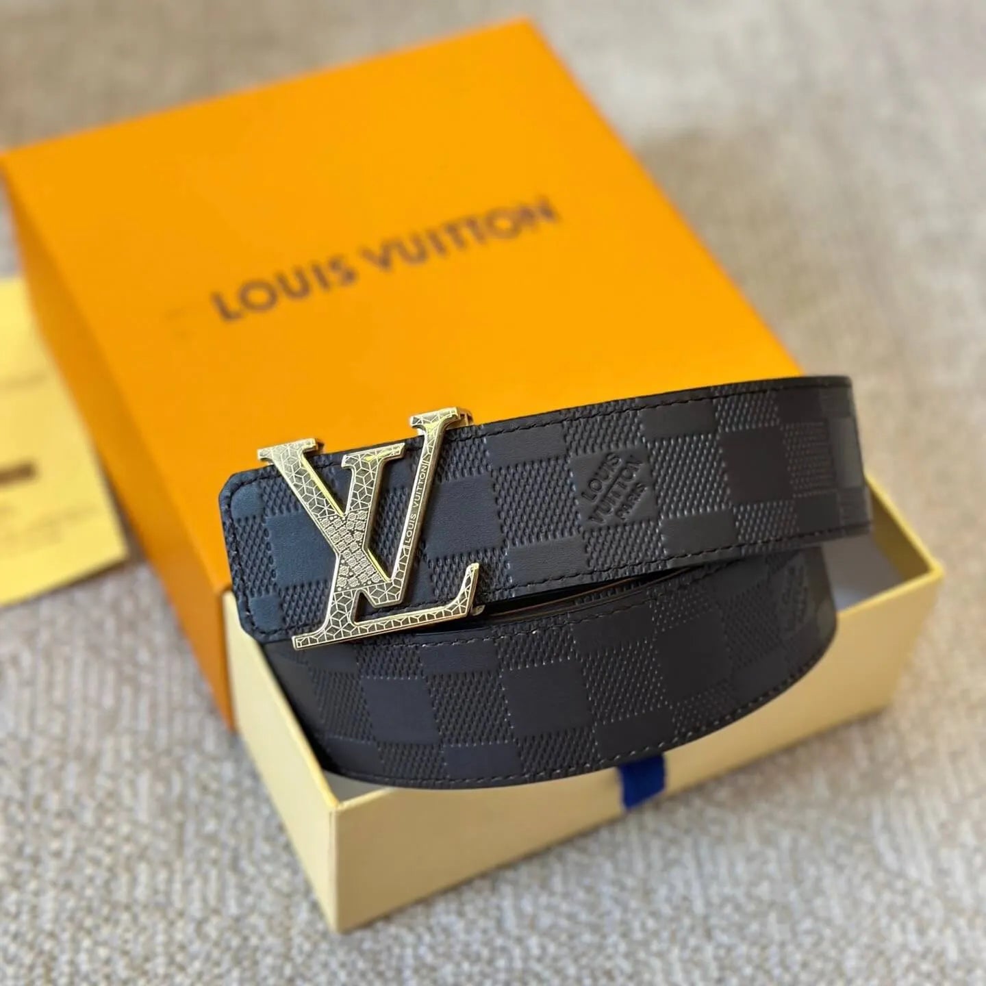 Minimalist Style Letter Metal Buckle Belt