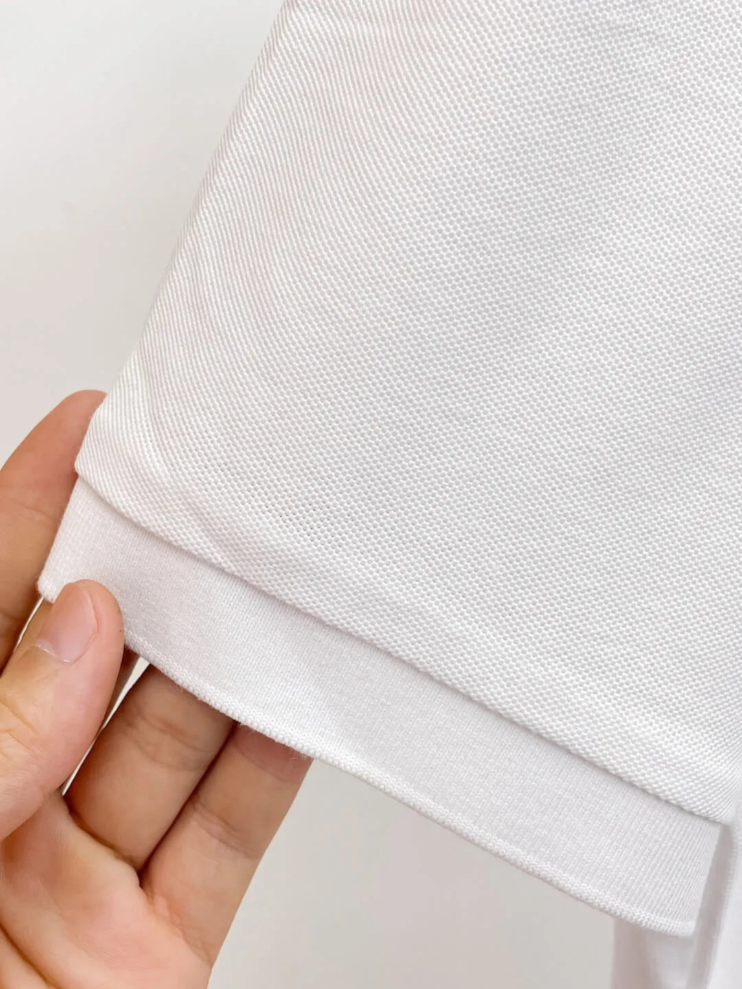 Letter Embroidered Polo Shirt