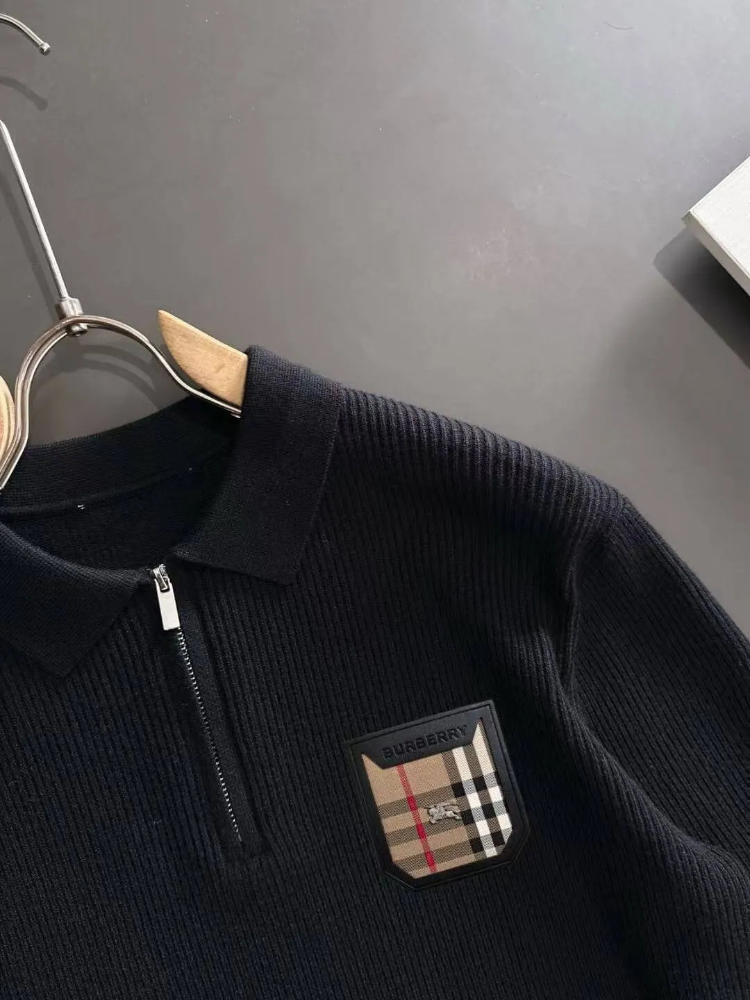Pocket Plaid Sweatshirt