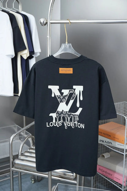 Back Melt Print Short Sleeve T‑Shirt