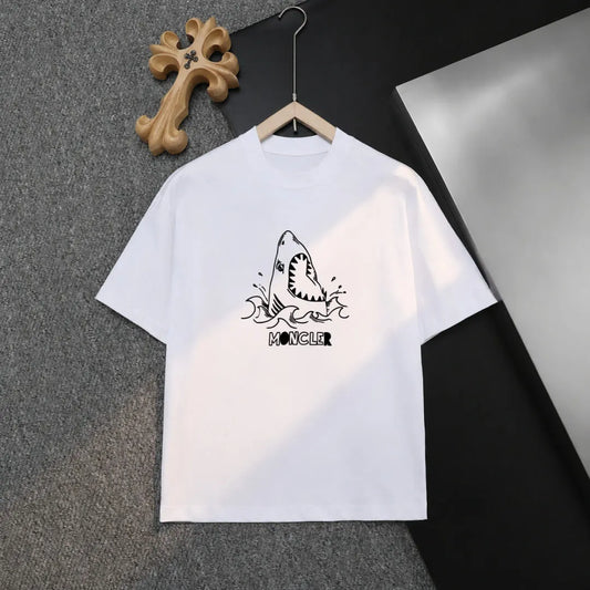 Wave Shark Graphic T‑shirt