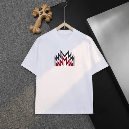 Zig‑zag M Print T‑Shirt