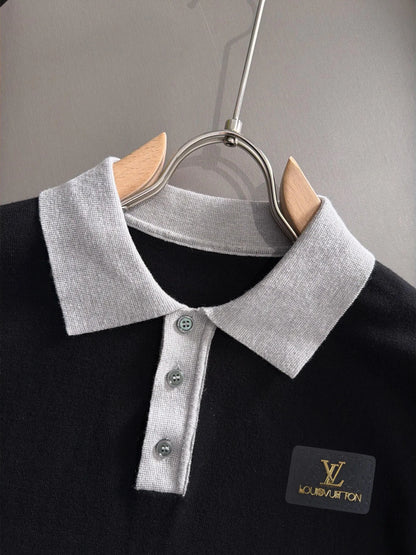 Vintage Classic Collared Polo Shirt