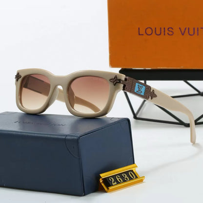 Contrast Temple Wayfarer Shades