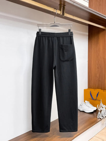 Circular Patch Loose Straight‑leg sweatpants