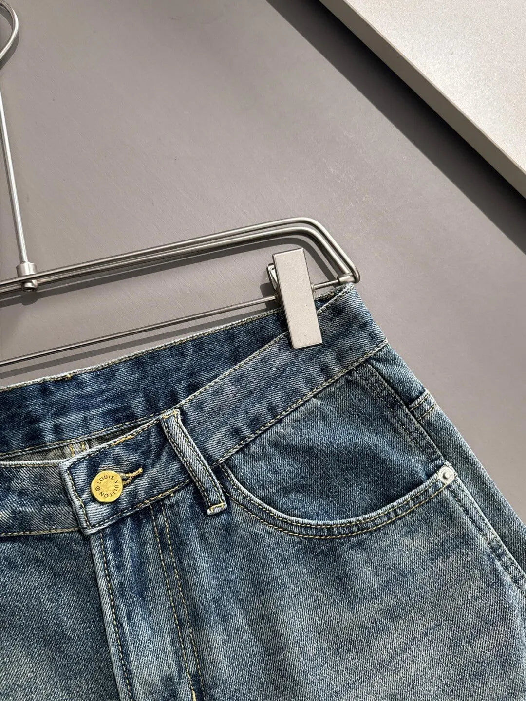 Cargo Pocket Workwear Denim Shorts