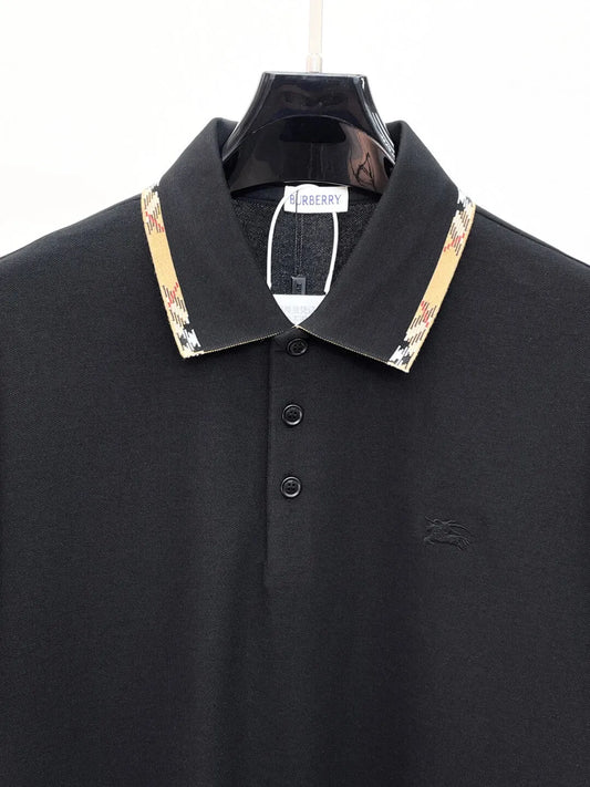 Vintage Striped Collared Polo Shirt