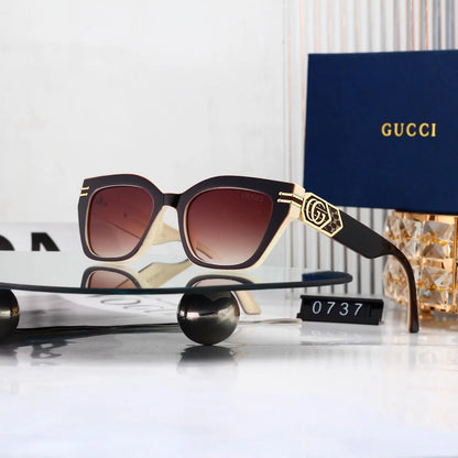 Metal Square Sunglasses
