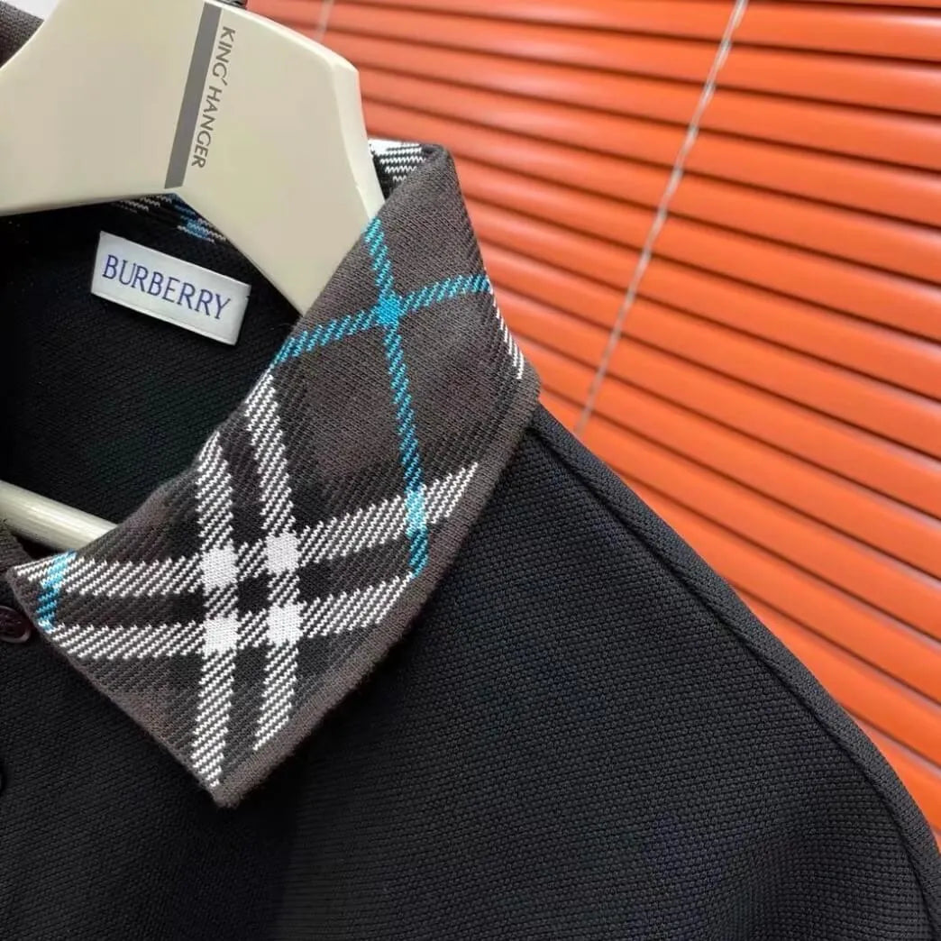 Striped Collared Polo Shirt