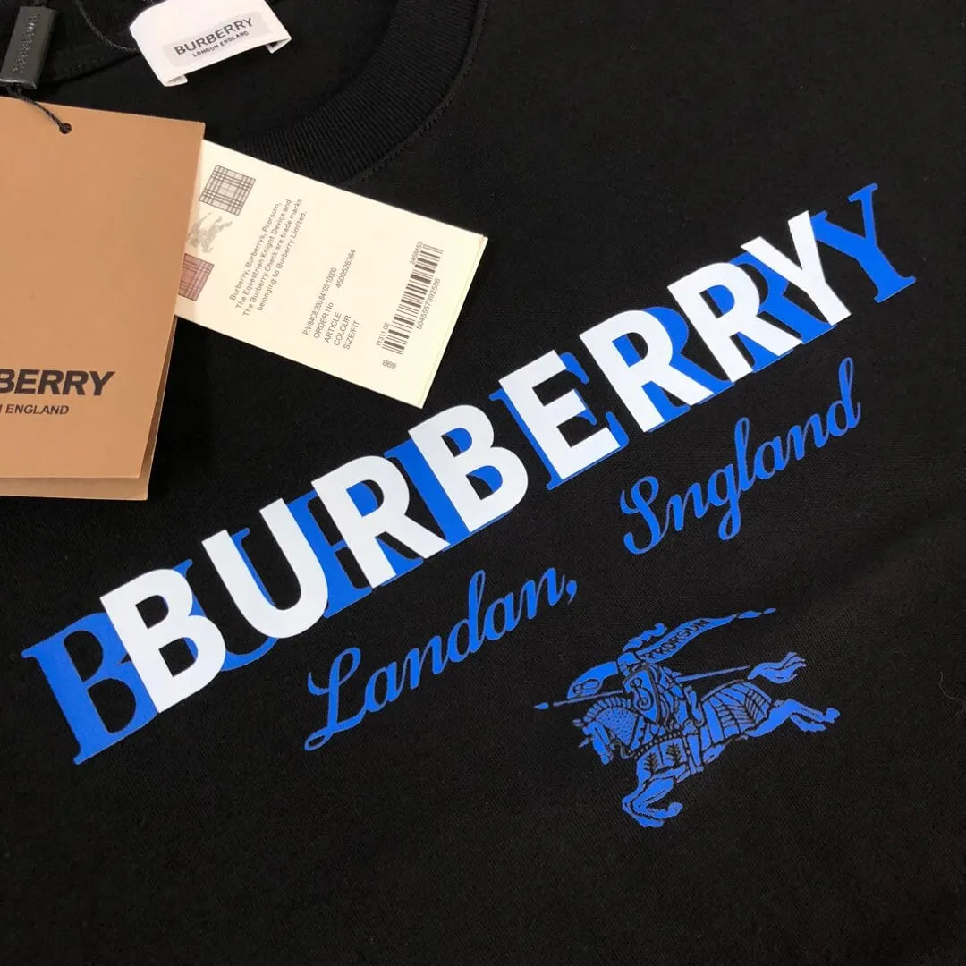 Knight Letter Print T‑Shirt