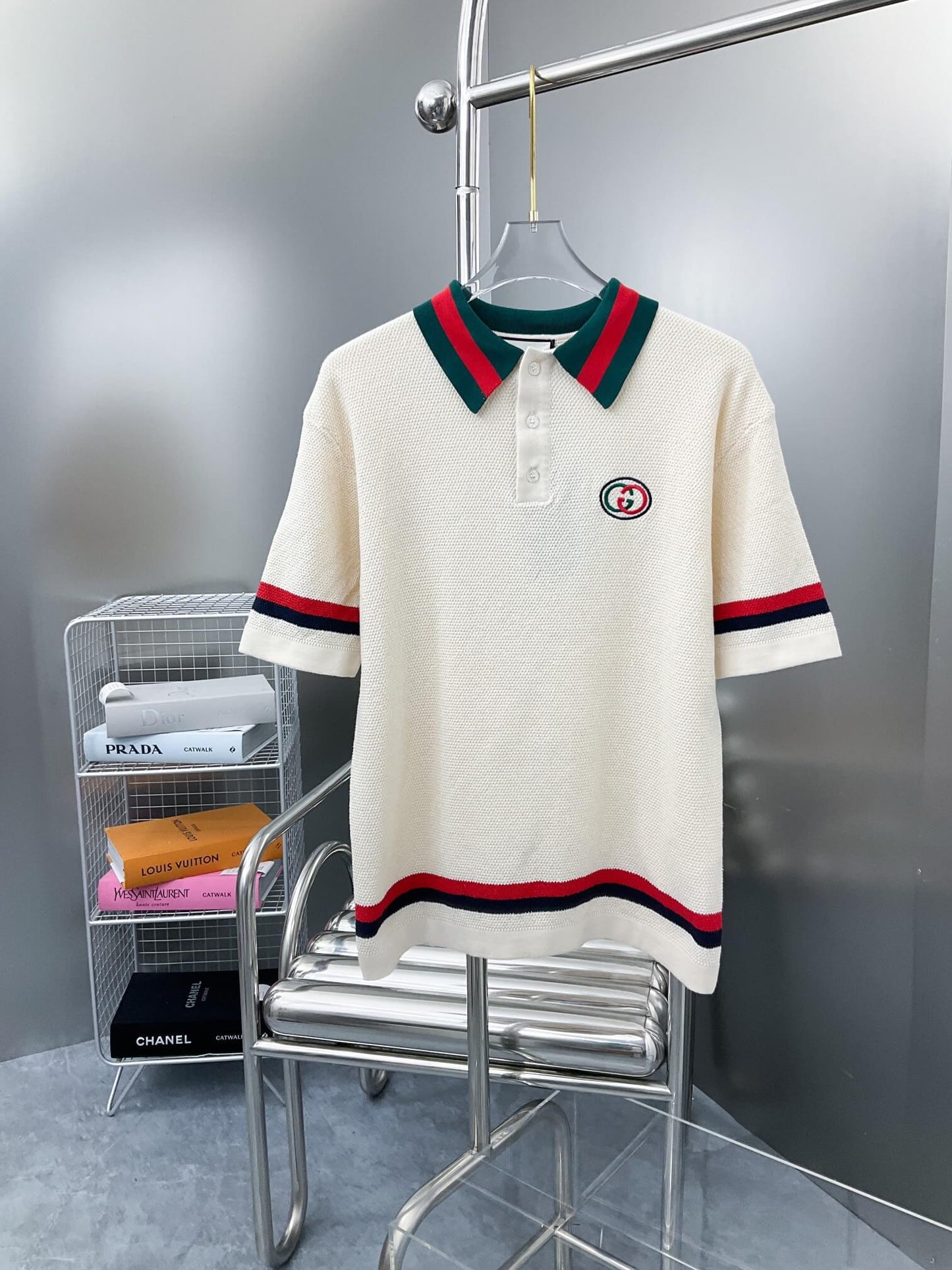 Double G Knit Polo T-Shirt