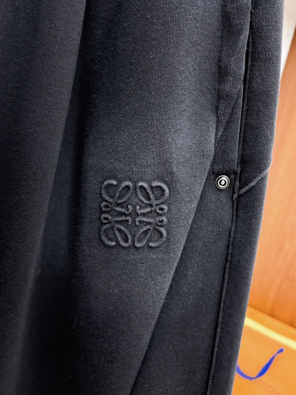 Dual‑Embossed  Relaxed Fit Pants