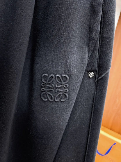 Dual‑Embossed  Relaxed Fit Pants