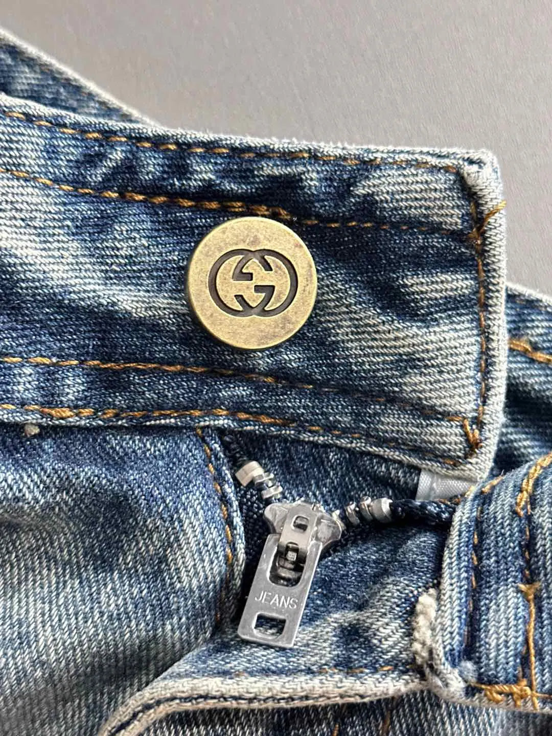 Cargo Pocket Washed Denim Shorts