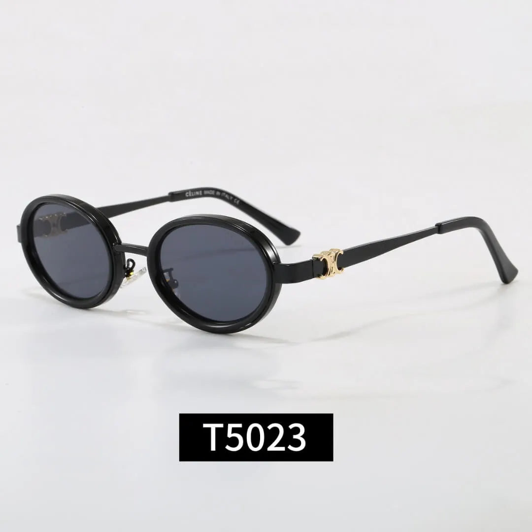 Round Metal Frame Triomphe Sunglasses