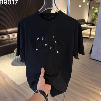 Classic Letter Embroidered T‑Shirt