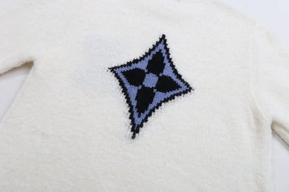 Partial Motif Sweater