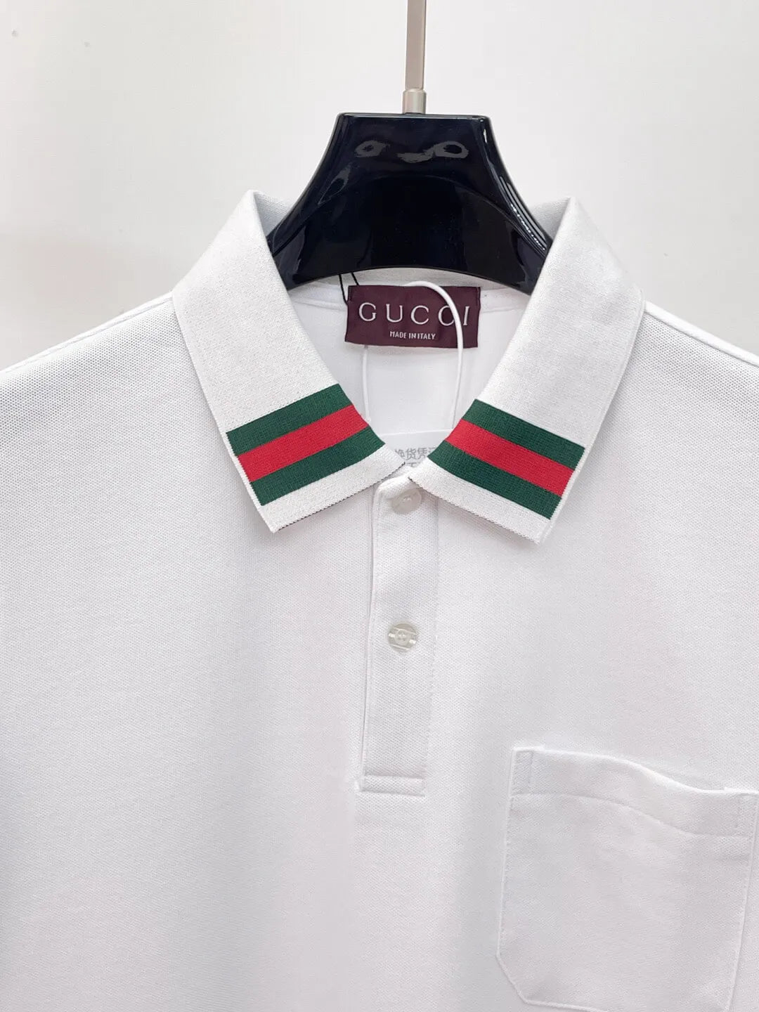 Classic Contrast Striped Polo Shirt