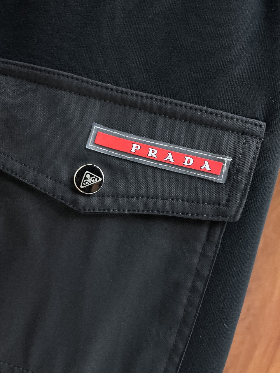 Triangle Metal Badge Jogger Pants