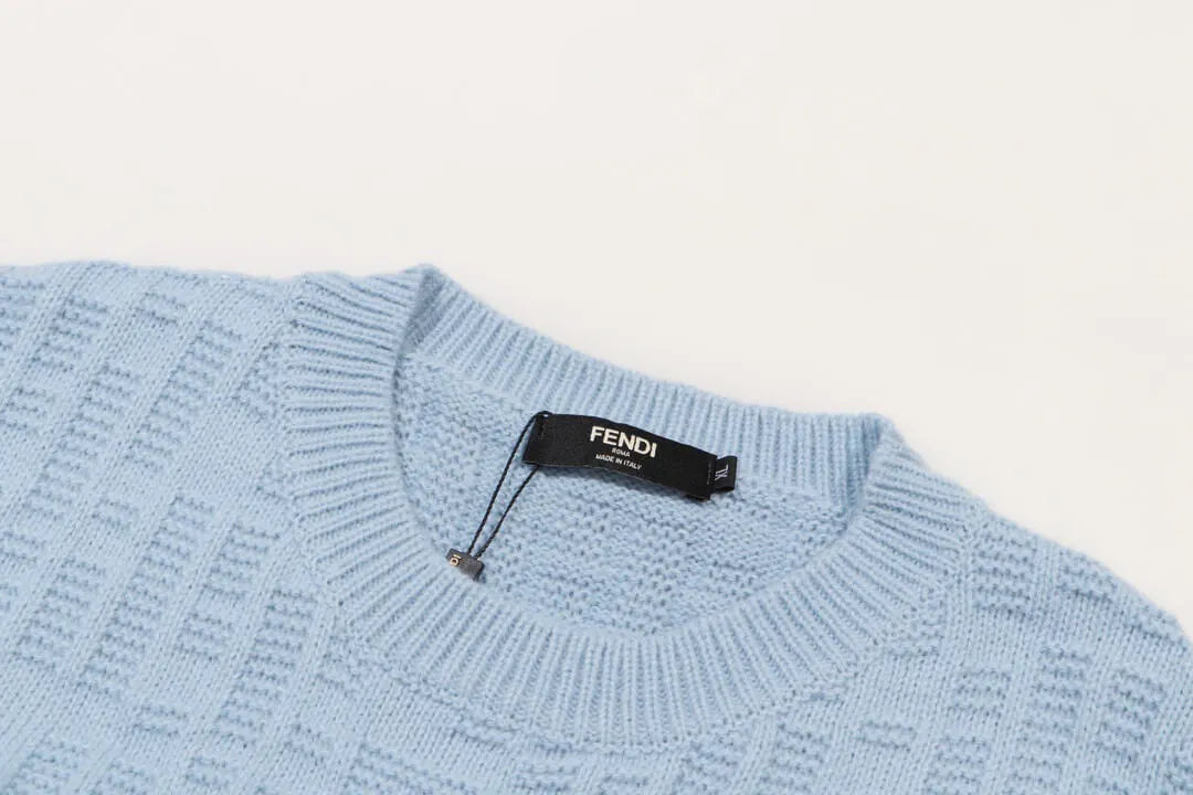Tone‑on‑Tone Jacquard Sweater