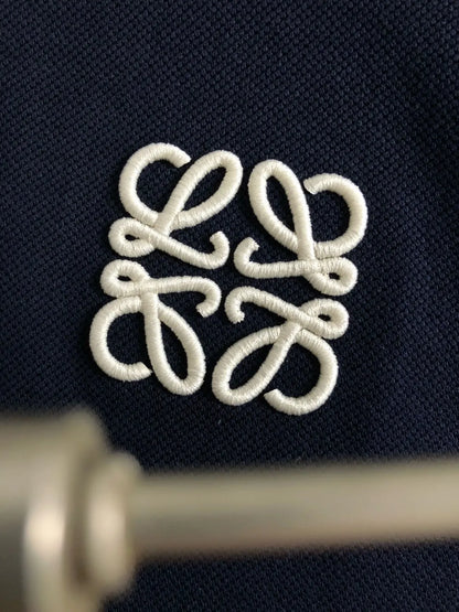 Pattern Embroidered Polo Shirt