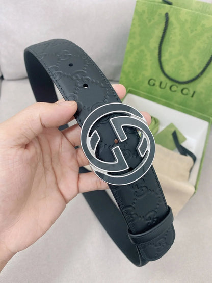 Classic Double G Embossed Belt