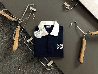 Pattern Embroidered Polo Shirt