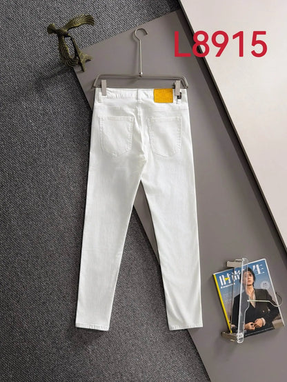 Contrast Patch Stretch Jeans