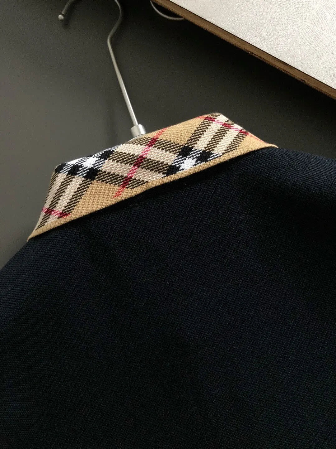 Plaid Collared Polo Shirt