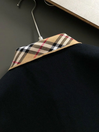 Plaid Collared Polo Shirt