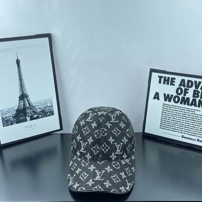 Denim Jacquard Webbing Baseball Cap