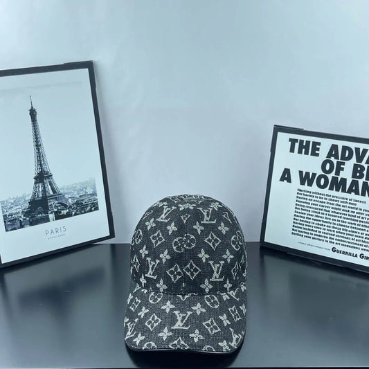 Denim Jacquard Webbing Baseball Cap
