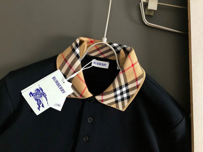 Plaid Collared Polo Shirt