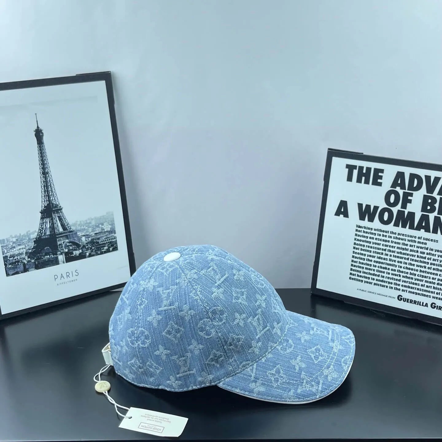 Denim Jacquard Webbing Baseball Cap