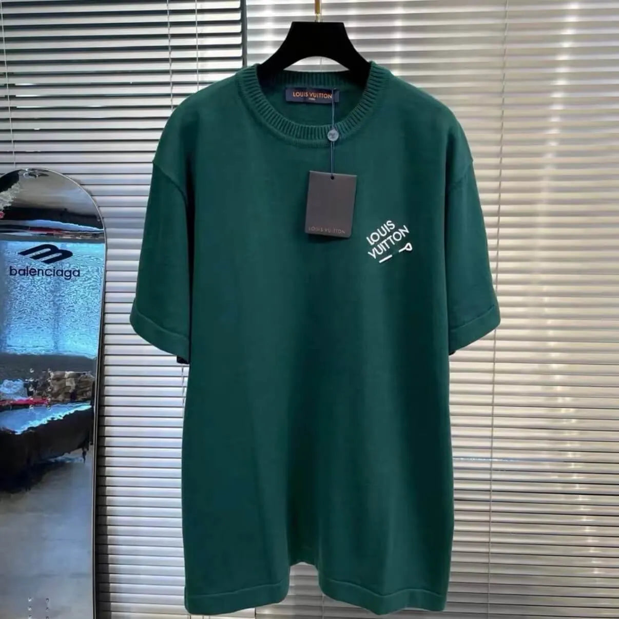 Brooch Detail Embroidered T-Shirt