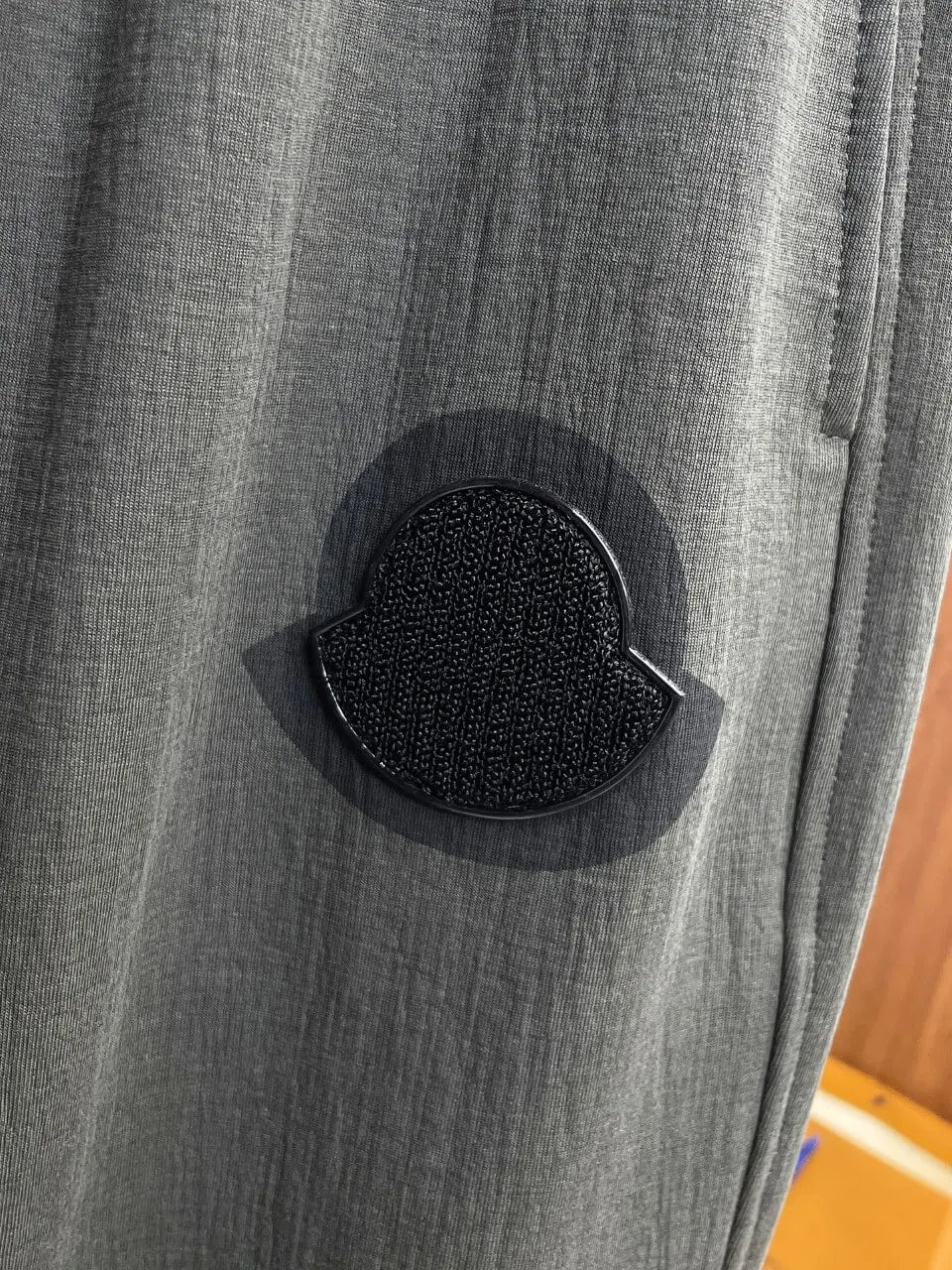 Circular Patch Loose Straight‑leg sweatpants