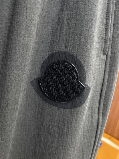 Circular Patch Loose Straight‑leg sweatpants
