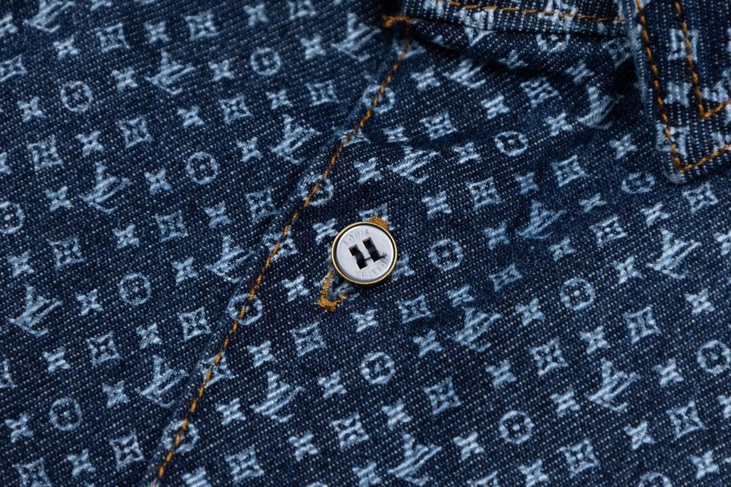 All‑Over Print Denim T‑Shirt