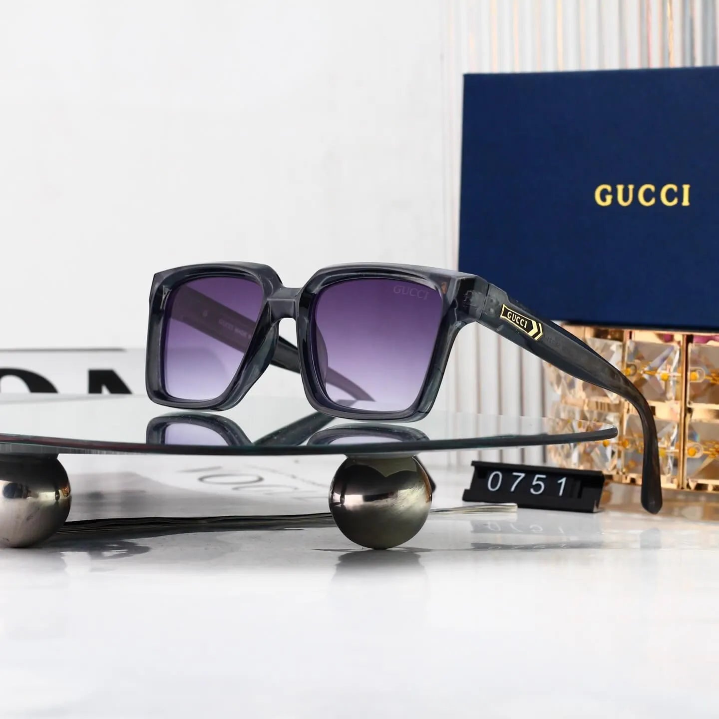 Angular Big Frame Sunglasses