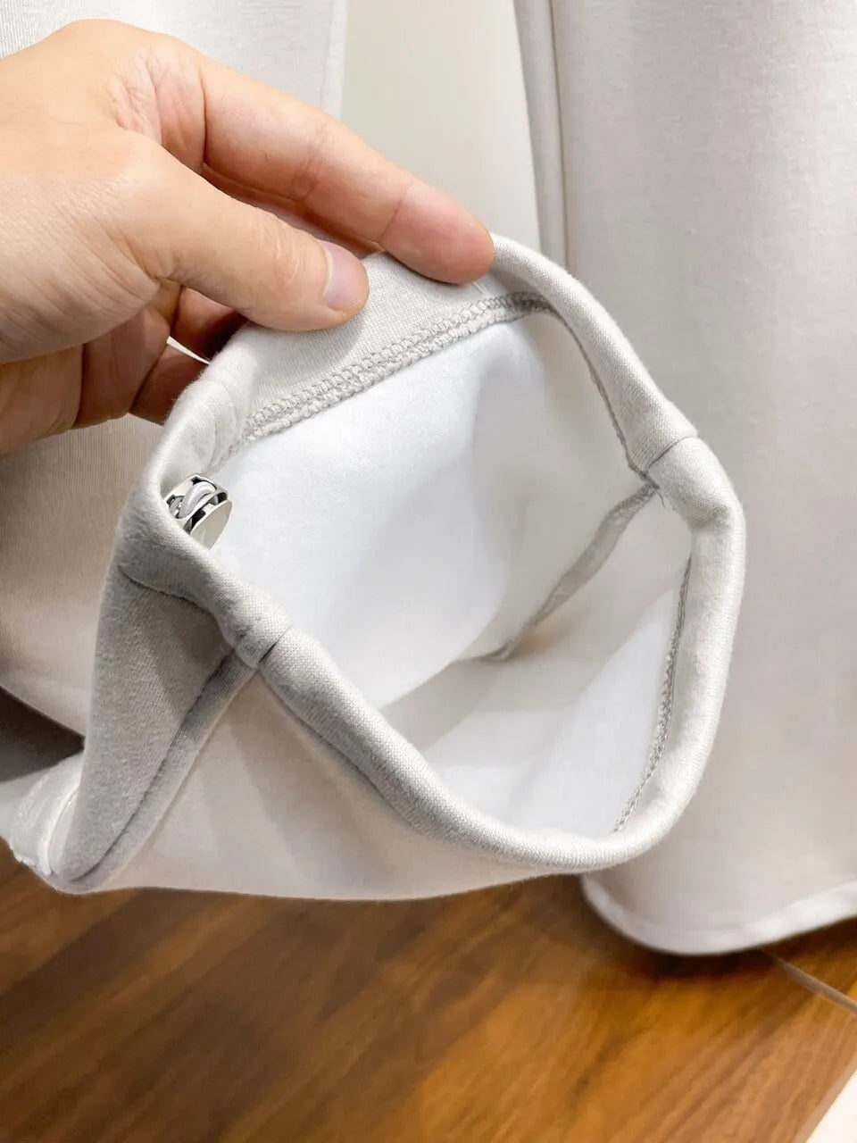 Side Multi‑Patch Decorated Straight Pants