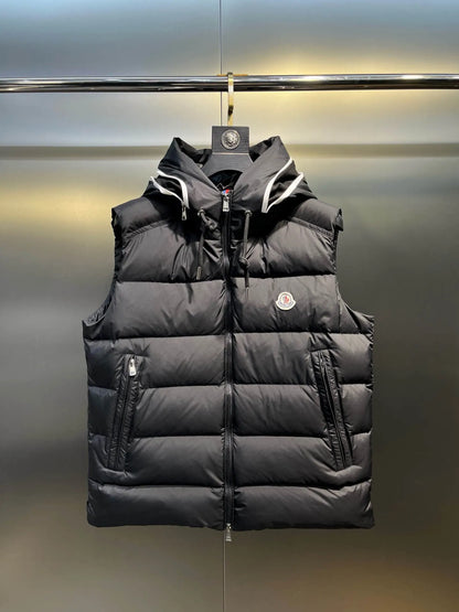 Hooded Down Gilet Jacket