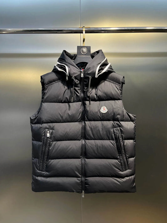 Hooded Down Gilet Jacket