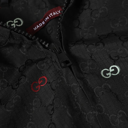 Color Jacquard Canvas Jacket
