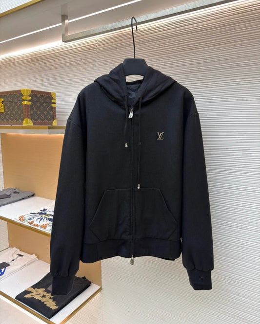Heavy‑Weight Metallic Letter Jacket