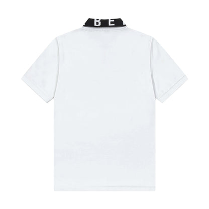 Neckline Letters Polo Shirt